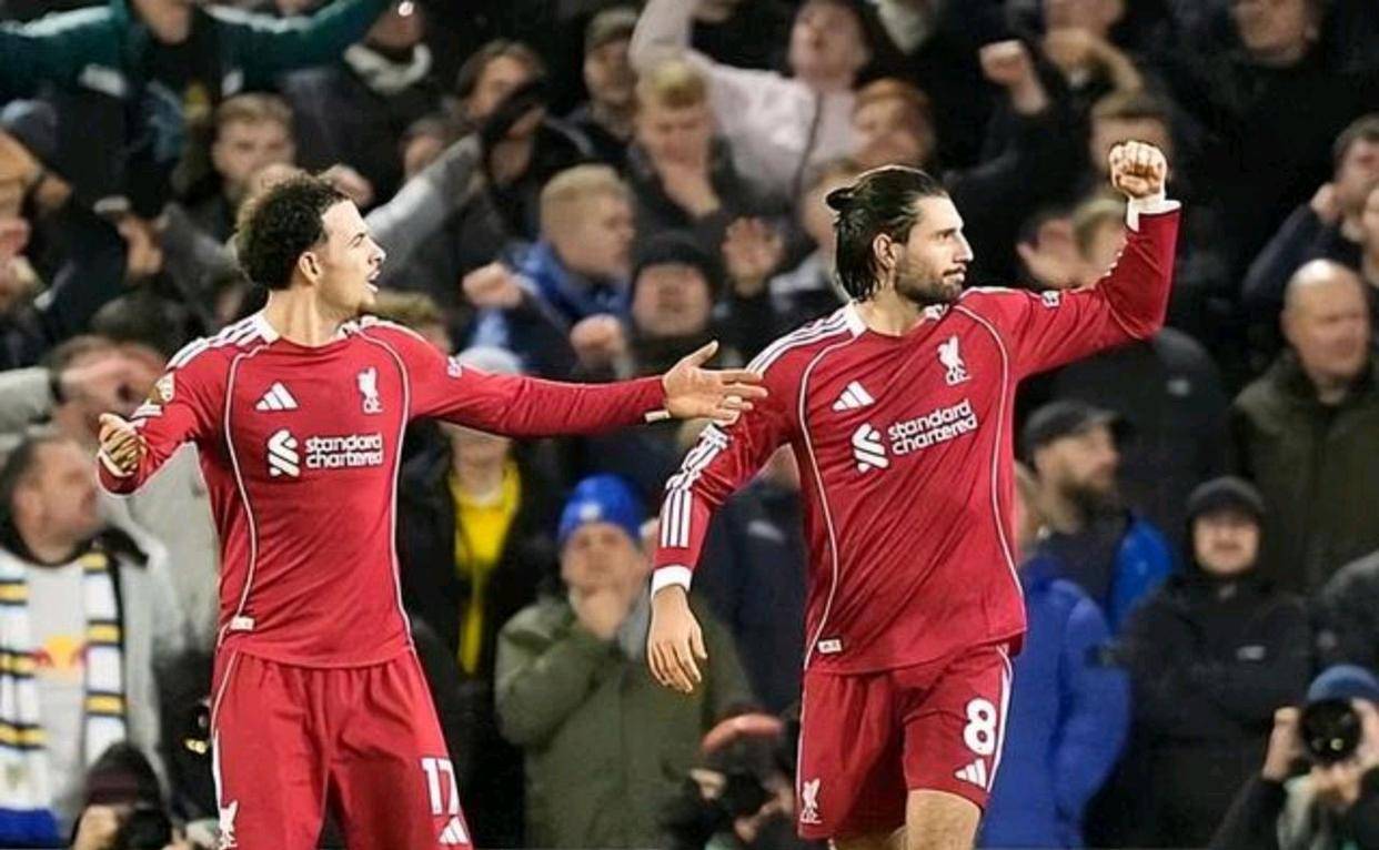 利物浦客场战胜利兹联，稳固领军地位的简单介绍